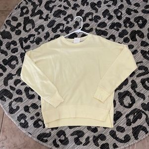 Pink Lilly Yellow Sweatshirt